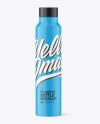 Matte Plastic Bottle Mockup