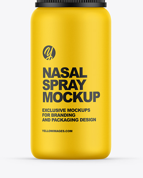 Nasal Spray Bottle Mockup