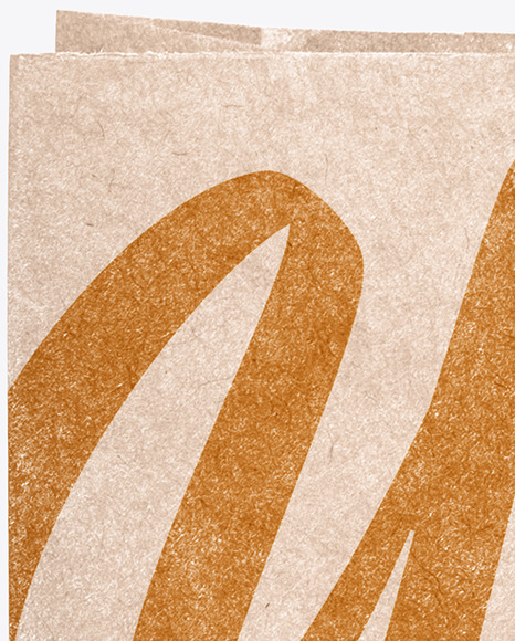 Kraft Paper Shopping Bag Mockup