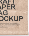 Kraft Paper Shopping Bag Mockup