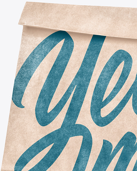 Kraft Paper Shopping Bag Mockup