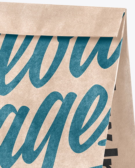 Kraft Paper Shopping Bag Mockup