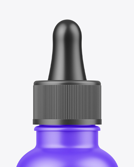 Matte Dropper Bottle Mockup Matte Dropper Bottle Mockup