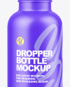 Matte Dropper Bottle Mockup Matte Dropper Bottle Mockup