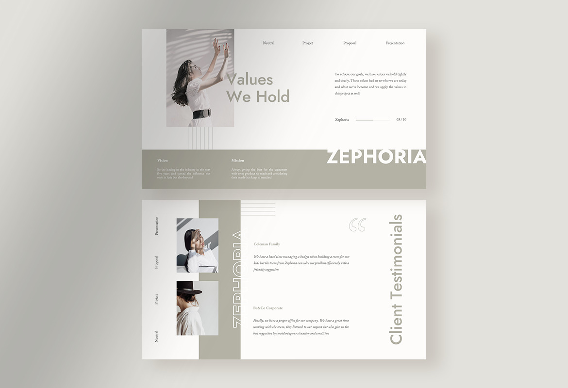 Zephoria Minimalist Project Proposal Presentation Zephoria Minimalist Project Proposal Presentation