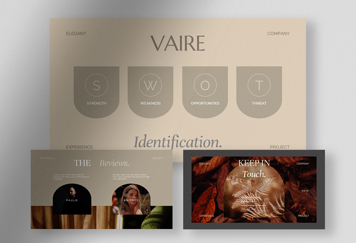 Vaire - Elegant Company Profile Presentation