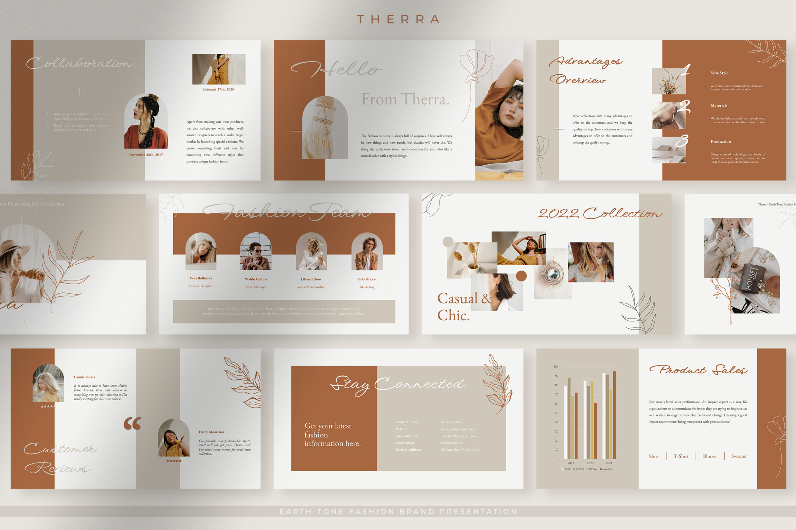 Therra - Elegant Fashion Brand Presentation PPT Therra - Elegant Fashion Brand Presentation PPT