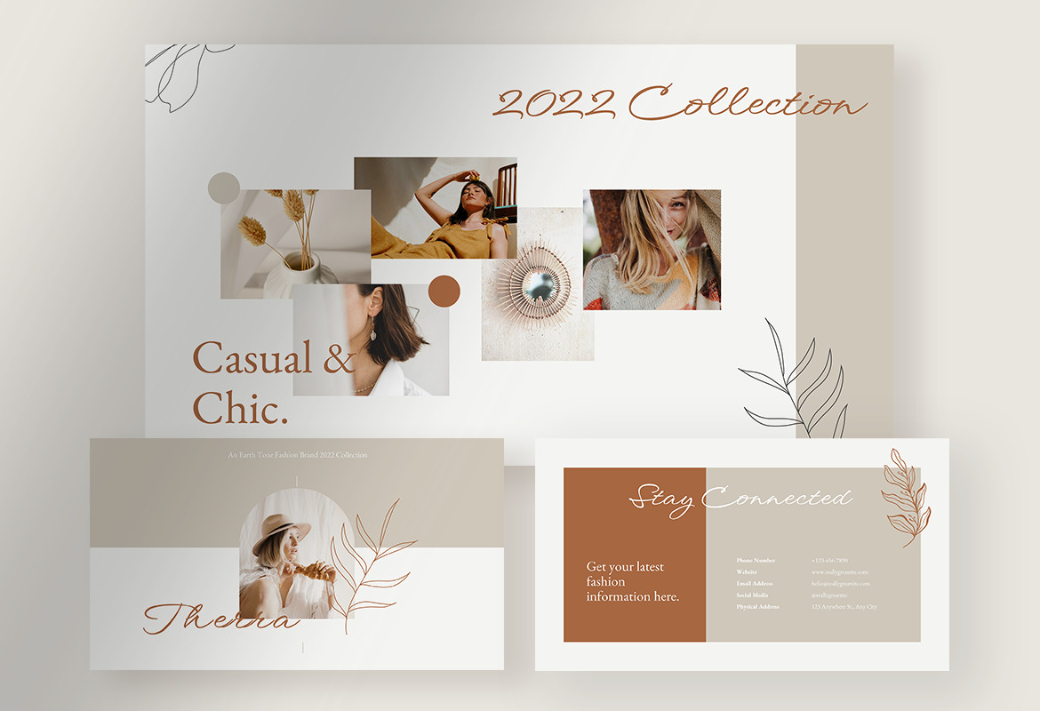 Therra - Elegant Fashion Brand Presentation PPT Therra - Elegant Fashion Brand Presentation PPT