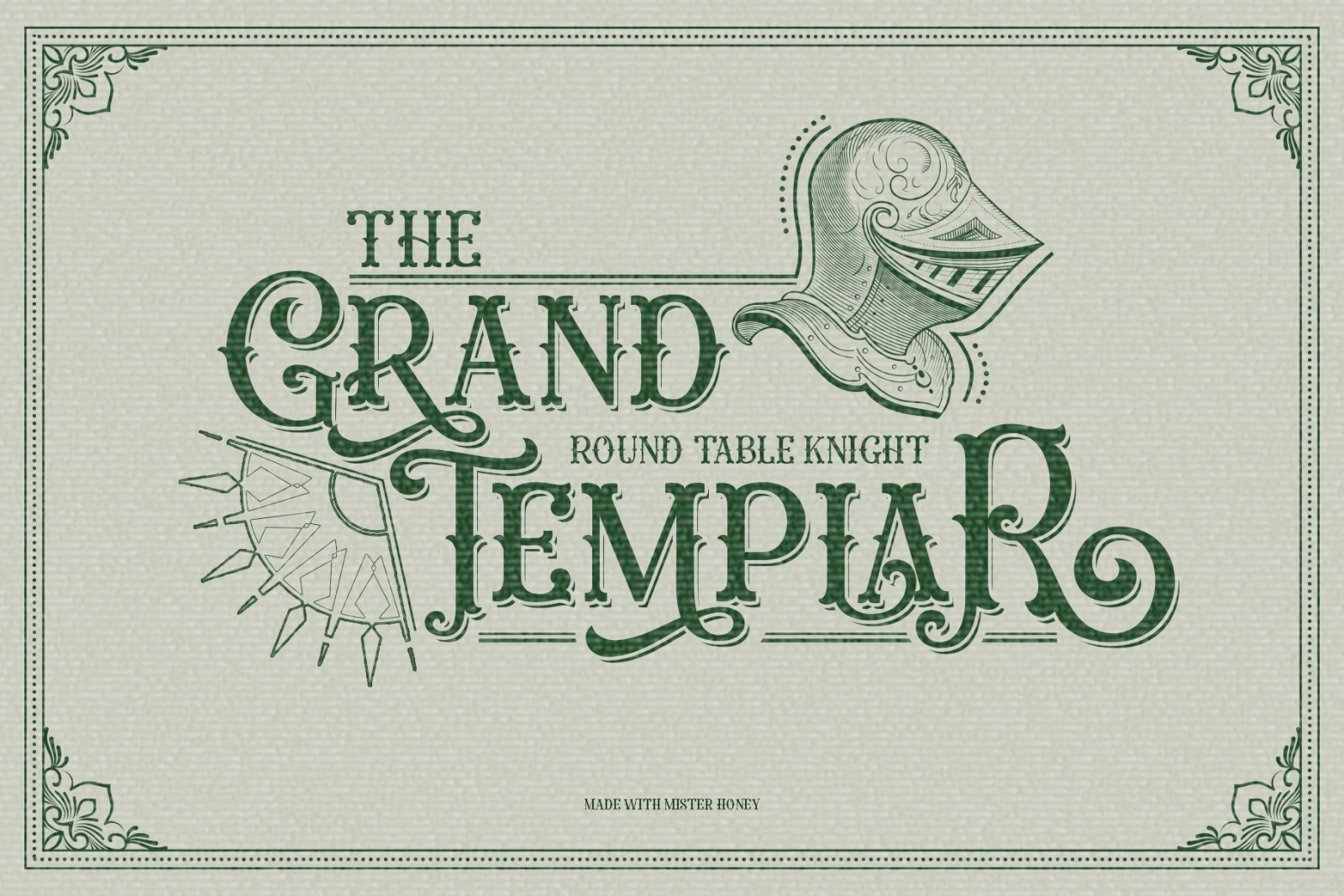 Mister Honey Typeface Mister Honey Typeface