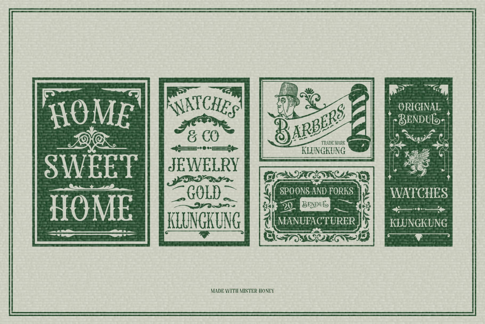 Mister Honey Typeface Mister Honey Typeface