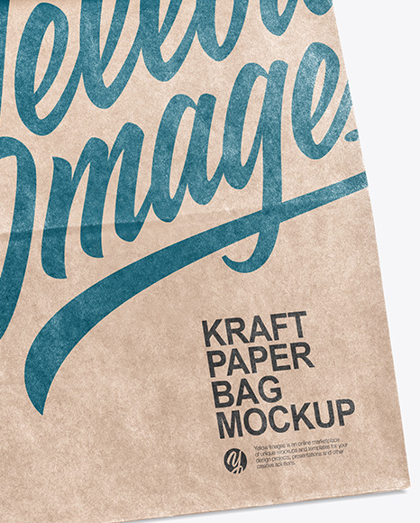 Kraft Paper Shopping Bag Mockup