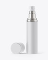 Open Matte Spray Bottle Mockup