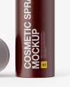 Open Matte Spray Bottle Mockup