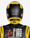 F1 Racing Kit Mockup - Back View