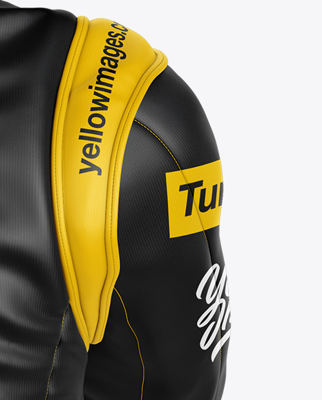 F1 Racing Kit Mockup - Back View