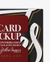 Gift Card Mockup - Top View