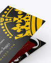 Closed Gift Card Mockup - Halfside View ( High-Angle Shot )