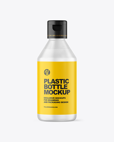 Frosted Cosmetic Bottle Mockup