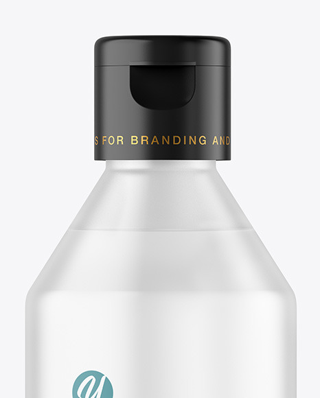 Frosted Cosmetic Bottle Mockup Frosted Cosmetic Bottle Mockup