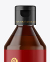 Amber Cosmetic Bottle Mockup Amber Cosmetic Bottle Mockup