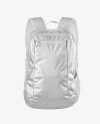 Semi Metallic Textile Backpack Mockup