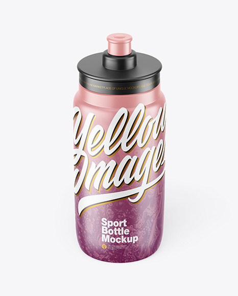 Matte Sport Bottle Mockup