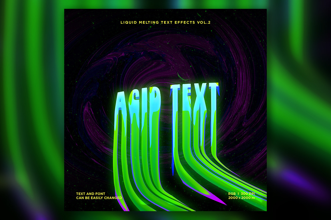 Liquid Melting Text Effects Vol.2 Liquid Melting Text Effects Vol.2