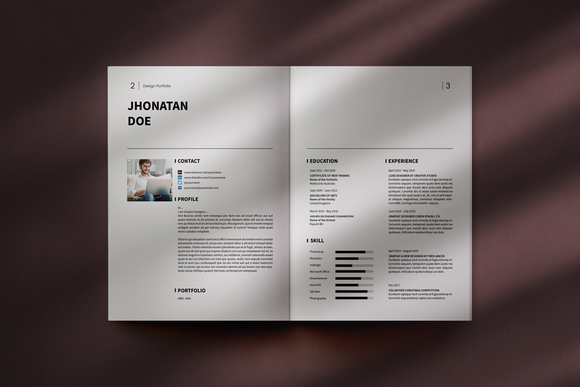 Graphic Design Portfolio Template