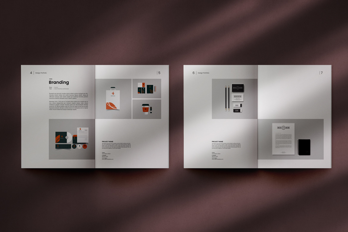 Graphic Design Portfolio Template