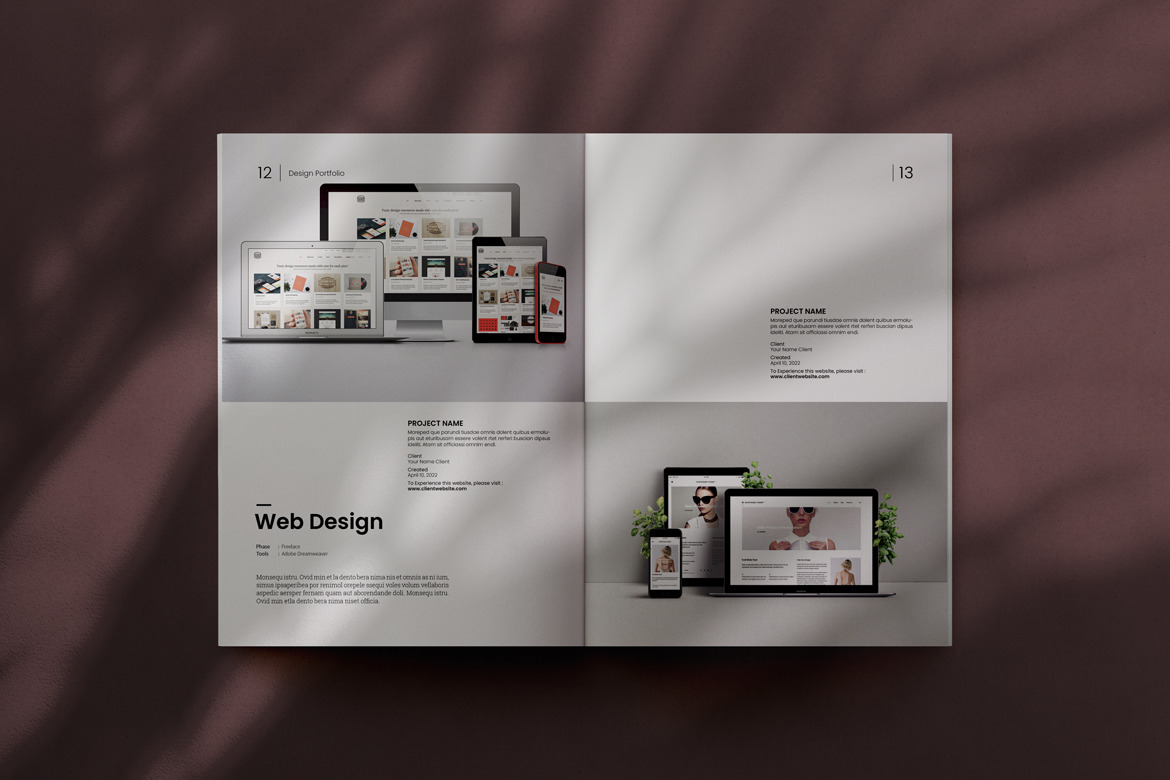 Graphic Design Portfolio Template