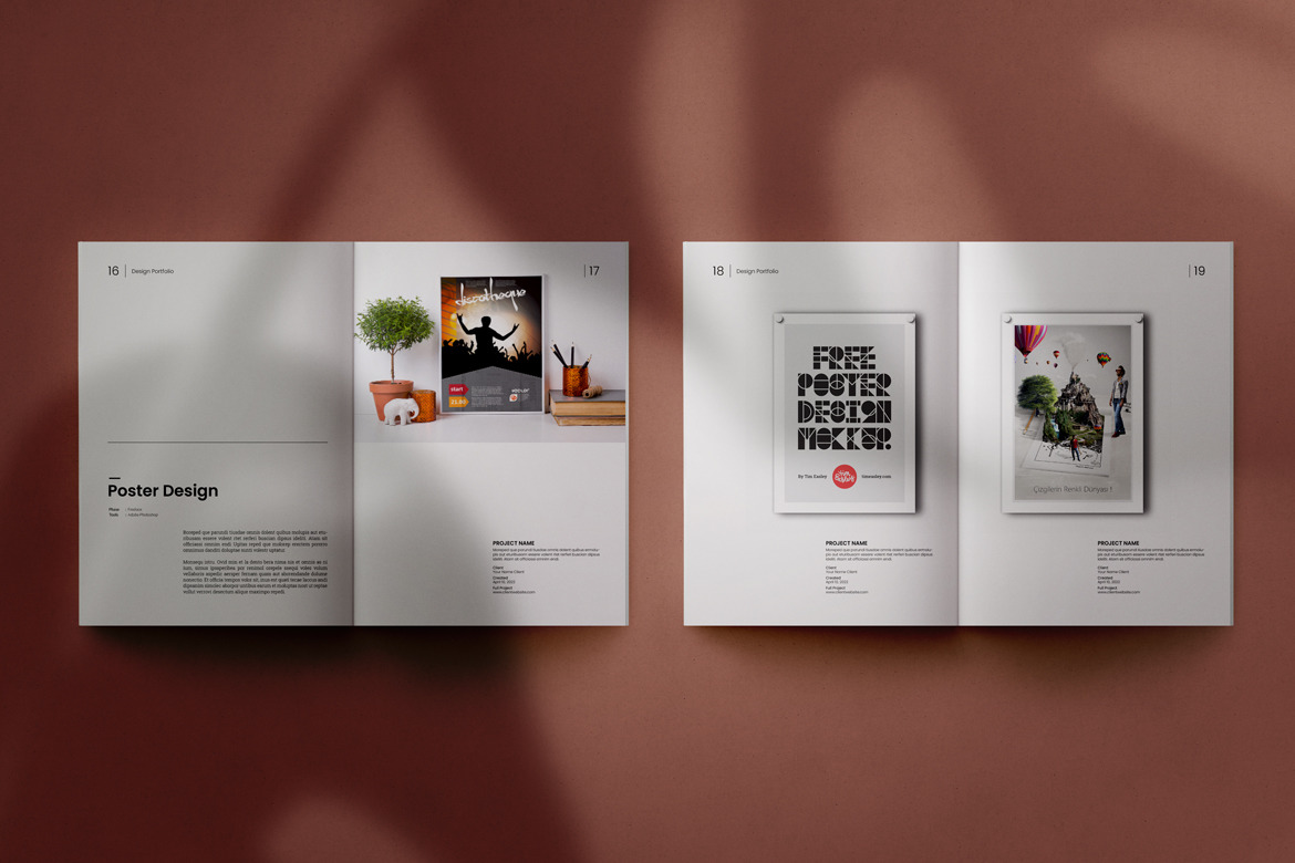 Graphic Design Portfolio Template