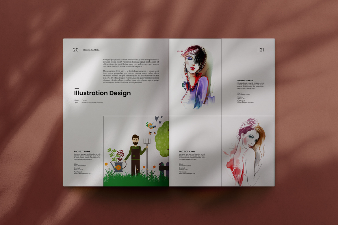 Graphic Design Portfolio Template