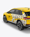 Electric Crossover SUV Mockup - Back Half Side View