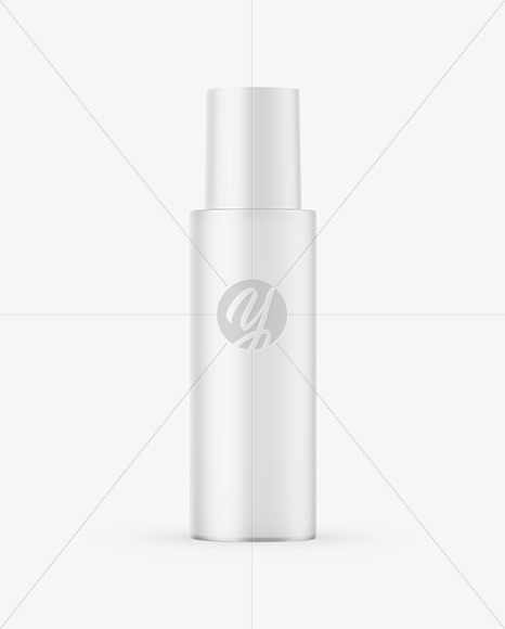 Matte Glass Bottle Lotion Mockup