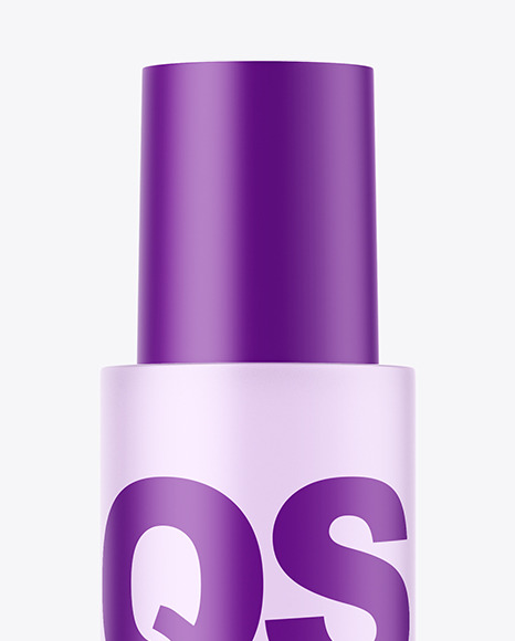 Matte Glass Bottle Lotion Mockup