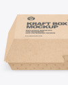 Kraft Food Box Mockup