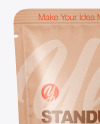 Kraft Stand-up Pouch Mockup