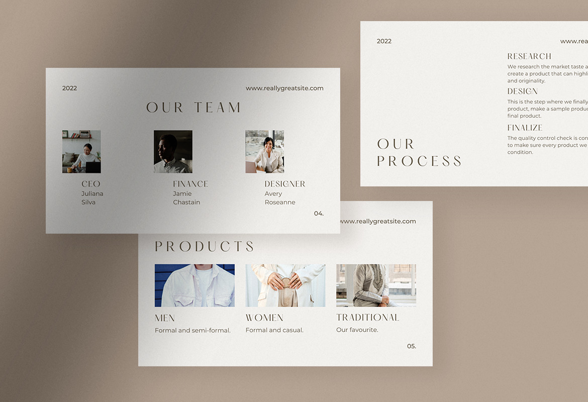 Beige Minimalist Company Profile Presentation Canva