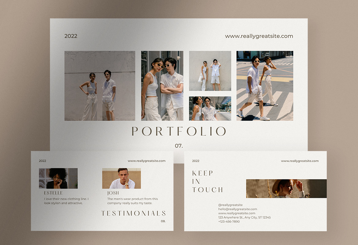 Beige Minimalist Company Profile Presentation Canva