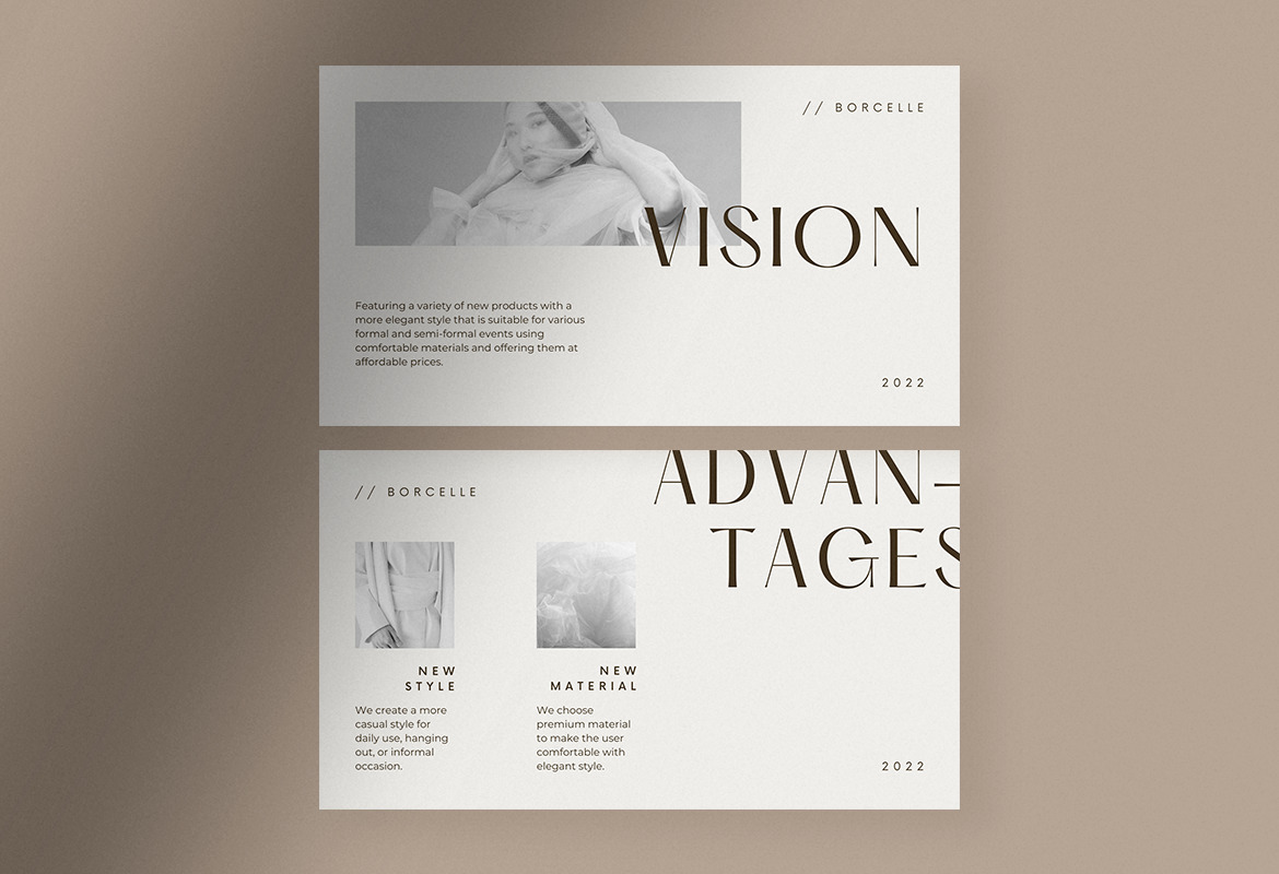 Simple Elegant Fashion Brand Presentation Canva