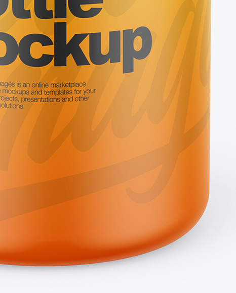 Matte Bottle Mockup