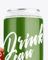 Three Aluminium Drink Cans With Glossy Finish