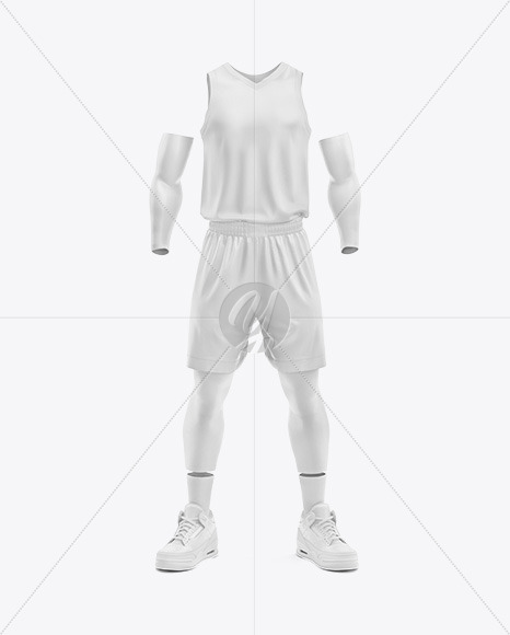 Basketball Kit Mockup - Front View