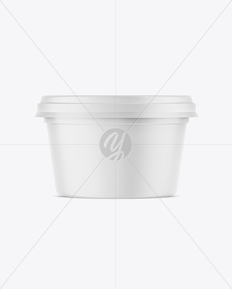 Matte Plastic Cup Mockup