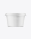 Matte Plastic Cup Mockup