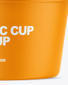 Matte Plastic Cup Mockup