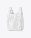 Plastic Bag Mockup - Half Side View