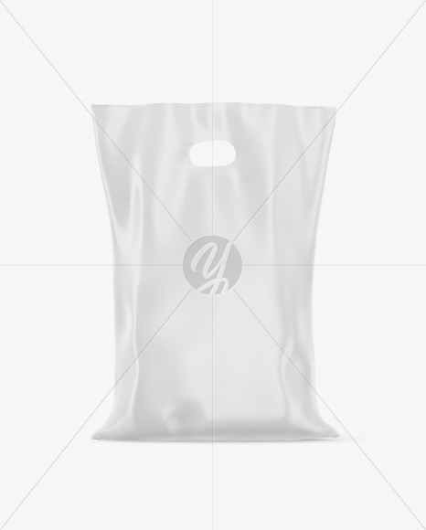 Plastic Bag Mockup - Front View