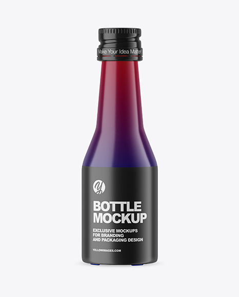 Glossy 20ml Bottle Mockup