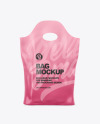 Plastic Bag Mockup - Front View